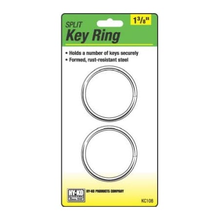 Hy-Ko Prod 2PK138Split Key Ring KC108